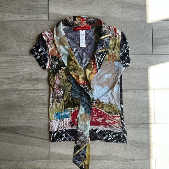 Christian Lacroix Artistic Multicolor Blouse - Picture 1 of 3